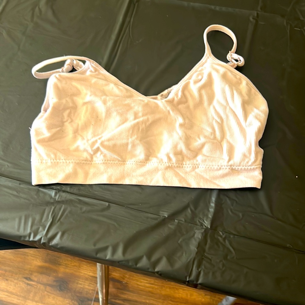 Baby pink bra
